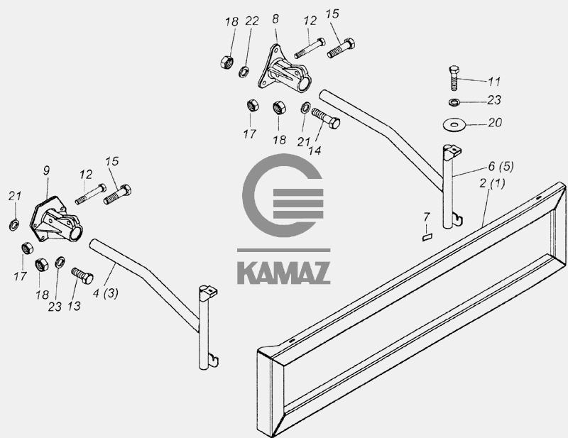 Защита фар камаз 6520